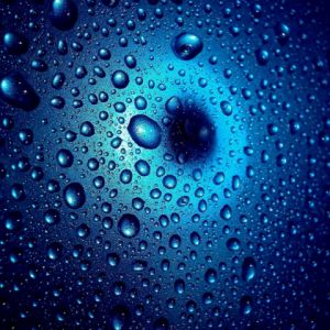 Gotas de Agua Azules Abstractas
