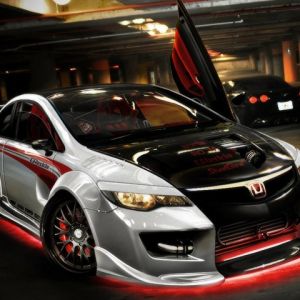 Coche Honda Civic Modificado