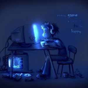 Ilustración de la Felicidad en los Videojuegos