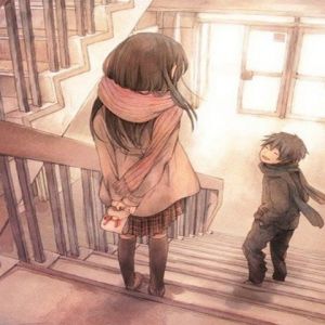 Escena Romántica de Anime
