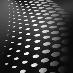 Patrón de Puntos en Blanco y Negro