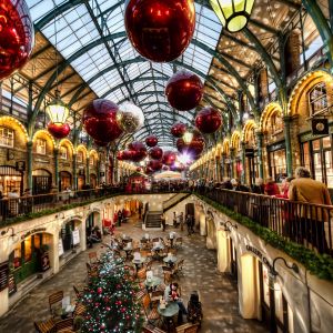 Decoraciones del Mercado de Navidad