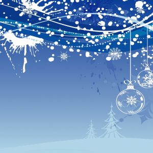 Fondo Navideño de Invierno