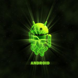 Robot Android Verde