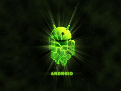 Robot Android Verde