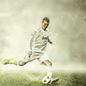 Acción de Fútbol Cristiano Ronaldo