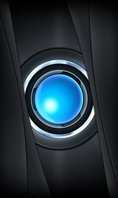 Diseño Futurista de Orbe Azul