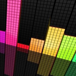 Visualización de Onda de Sonido Colorida