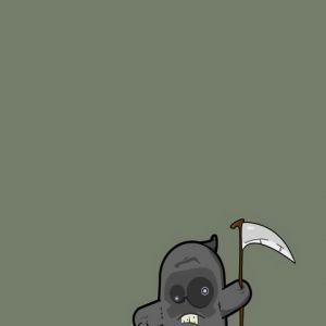 Ilustración del Grim Reaper Adorable