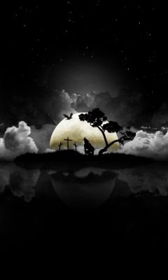 Paisaje Lunar con Nubes