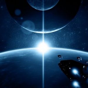 Escena Espacial Cósmica