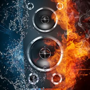 Altavoz Fuego y Agua