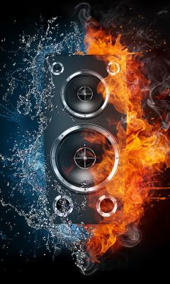 Altavoz Fuego y Agua