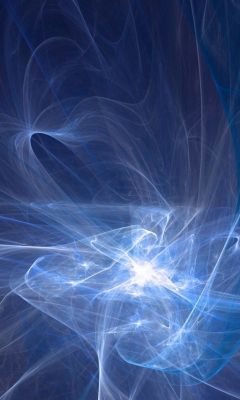 Diseño Fractal Abstracto Azul