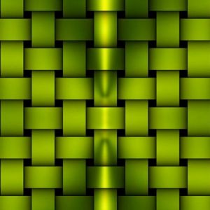 Patrón Tejido Verde