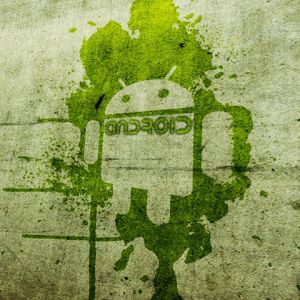 Arte Graffiti del Logo Android
