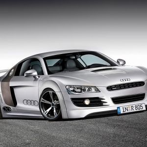 Elegante Audi R8 coche deportivo