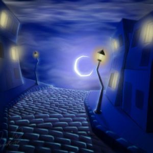 Escena Nocturna de Ensueño