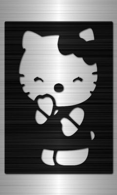 Arte de Silueta de Hello Kitty