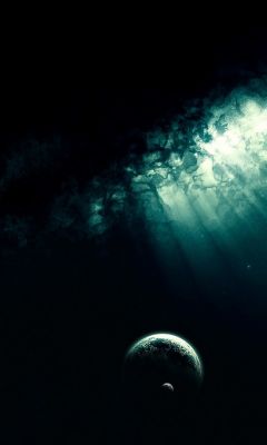 Escena Espacial Misteriosa