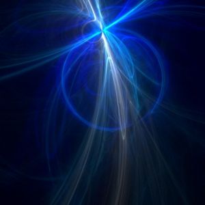 Patrones de Luz Abstracta Azul