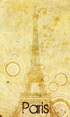 Arte Vintage de la Torre Eiffel