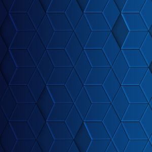 Patrón Hexagonal Azul