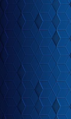 Patrón Hexagonal Azul