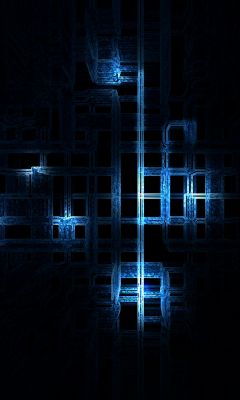Diseño Abstracto Azul Futurista