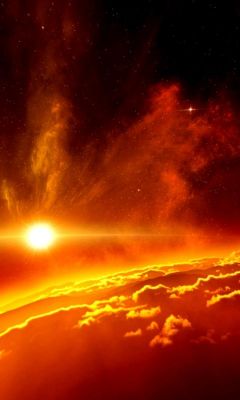 Impresionante Atardecer Solar
