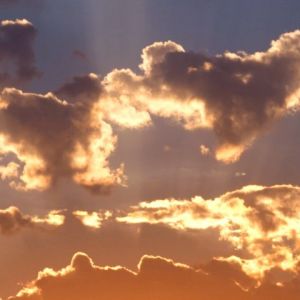 Impresionantes Nubes al Atardecer