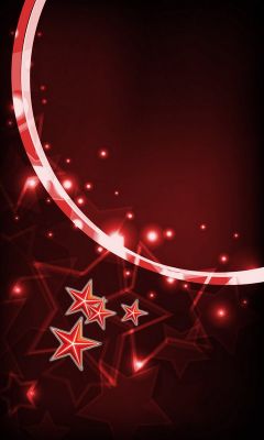 Fondo Rojo Estrellado
