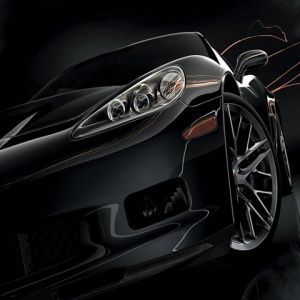 Coche Deportivo Negro