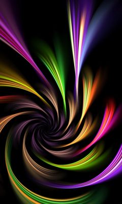 Diseño Abstracto de Remolino Colorido