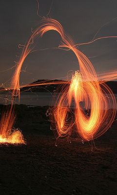 Rastros de Luz Dinámicos