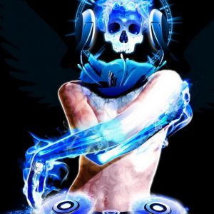 Arte DJ Calavera