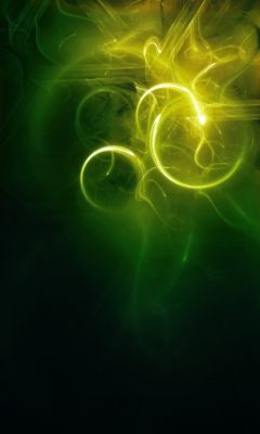 Patrones de Luz Abstracta Verde