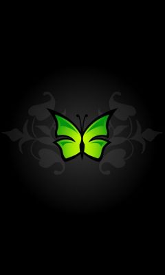 Arte de Mariposa Verde - wallpaper preview