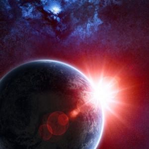 Impresionante Fondo de Planeta Espacial