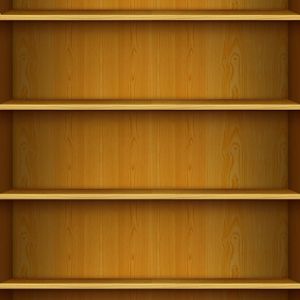 Fondo de Estante de Madera