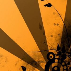 Diseño Abstracto Naranja Elegante