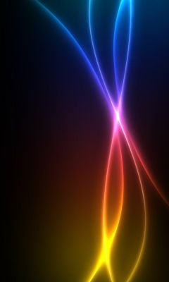 Olas de Luz Abstractas Coloridas