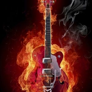 Guitarra Eléctrica Ardiente