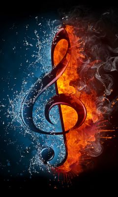 Nota Musical Fuego y Agua