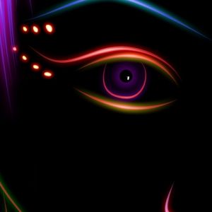 Arte de Ojo Neón