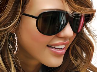 Mujer elegante con gafas de sol