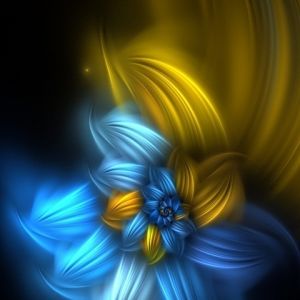Diseño de Flor Abstracta Colorida