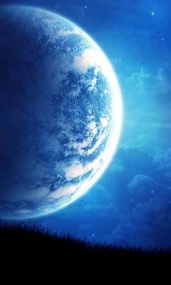 Planeta Azul en el Espacio
