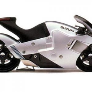 Motocicleta Futurista Suzuki