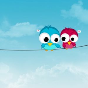 Pájaros de Dibujos Animados Lindos